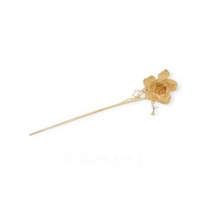 Golden Dawn – White Anemone Hairpin