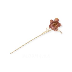Twilight Bloom – Purple Anemone Hairpin