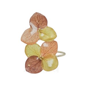 Sunset Blend – Real Hydrangea Double Bloom Ring