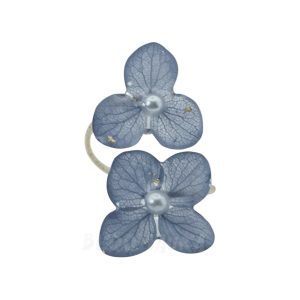 Midnight Orchid – Real Hydrangea Double Bloom Ring