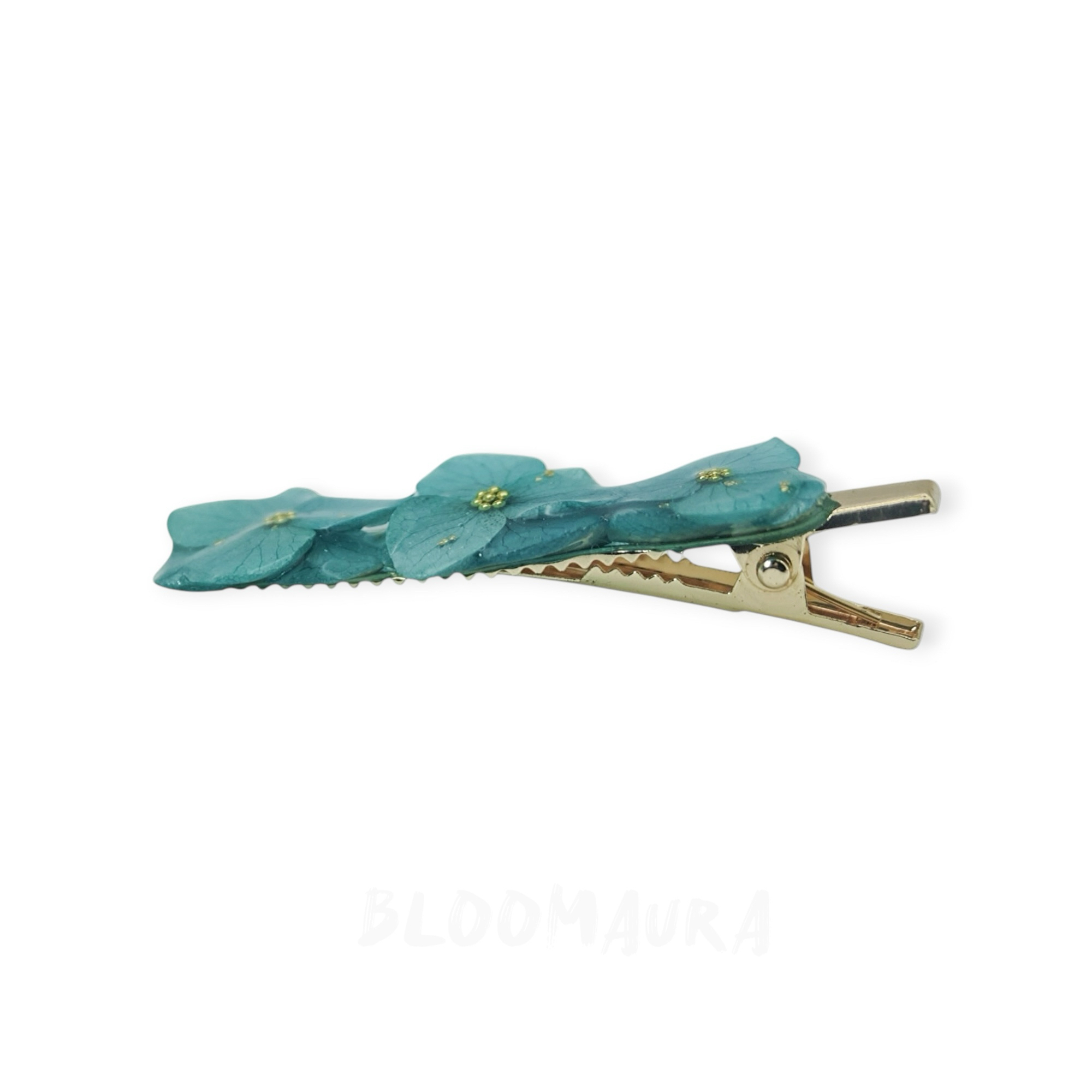 Hydrangea Trio – Real Hydrangea Flower Hair Clip - Image 2